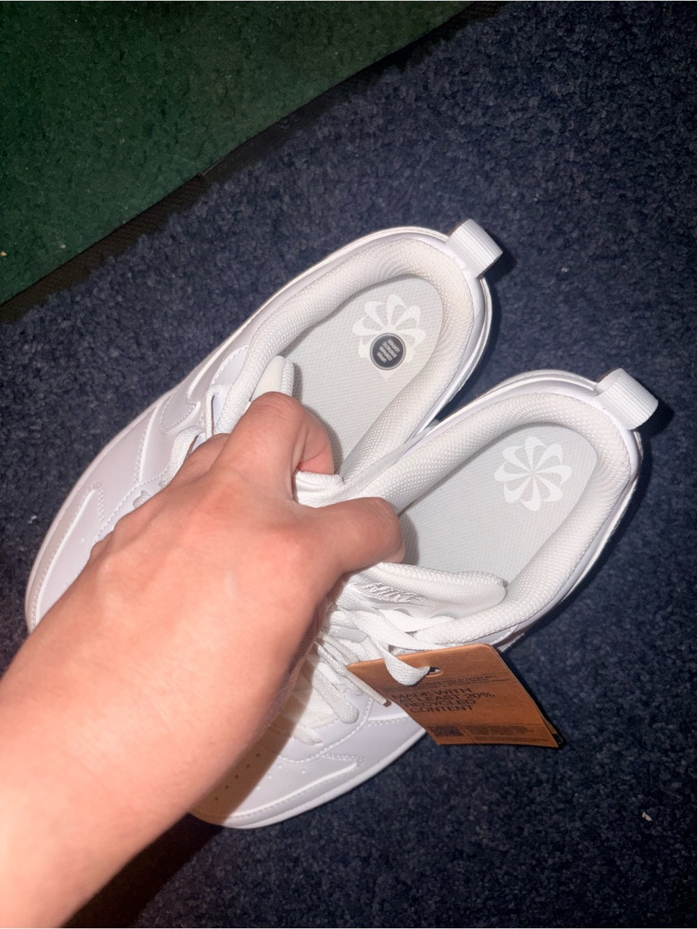 Nike Kids White Low-Top Sneakers